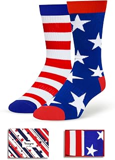 HAPPYPOP Music Note Novelty Socks for Men - Guitar Piano Drum Gifts