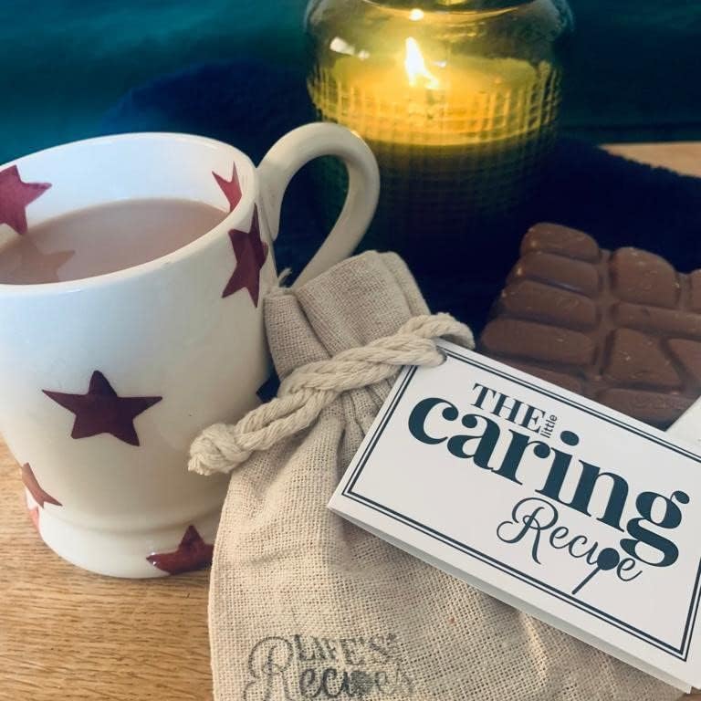 Thinking of You Gifts - The Little Caring Recipe - Unique Gift to Show You're Thinking of a Friend who has had a Loss, is sad or had a Bad time. Express Condolences, Sympathy & to Show You Care.