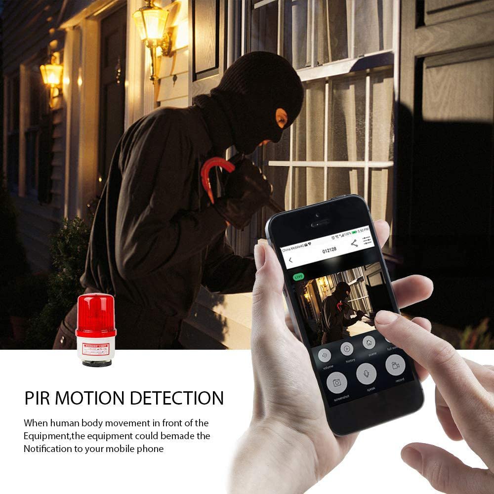 TECHDASH Ultra-Wide Angle Smart Video Doorbell with Two Way Talk, 1080p Full HD Video, PIR Detection,Night Vision and WiFi Connectivity 4