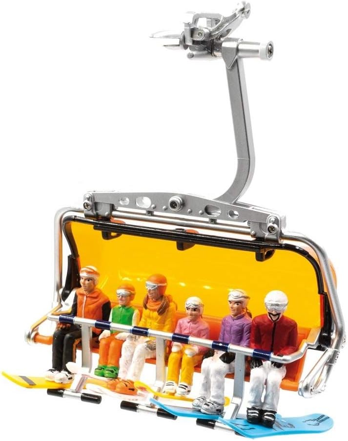 JaegerndorferJC54500 Sitting Figures with Head Snowboards (6-Piece)