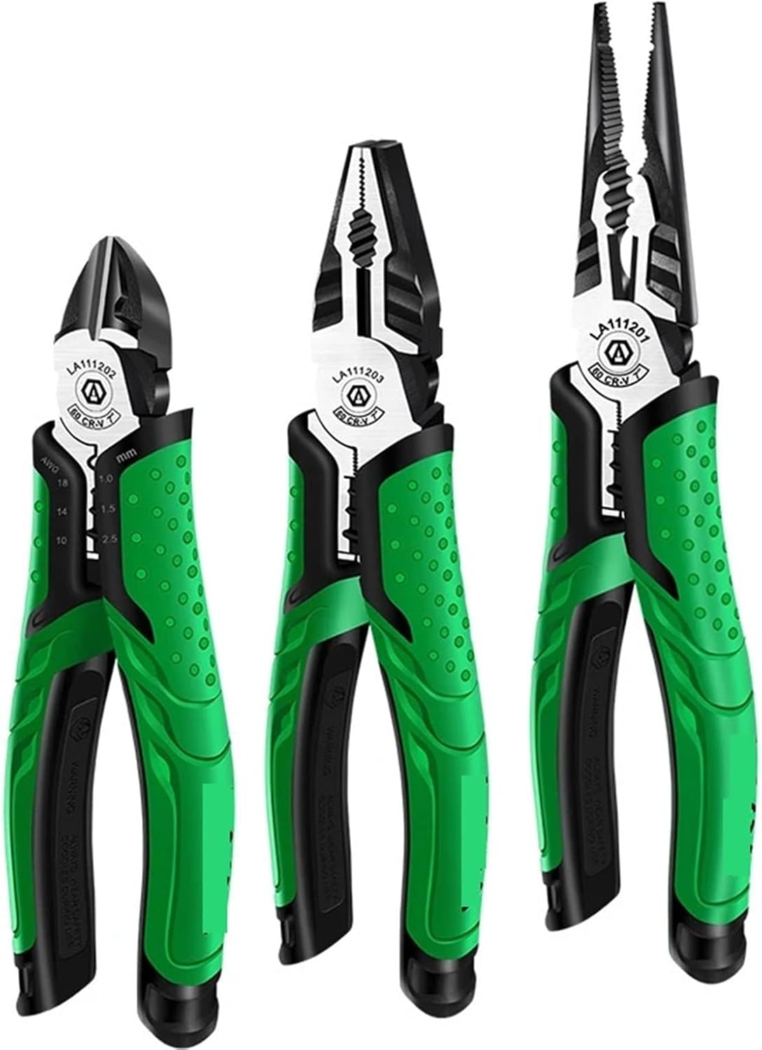 1PCS 7 Inch Multifunction Diagonal Pliers Wire Cutter Long Nose Side Cutter Cable Shears Electrician professional Tools(LA111201)