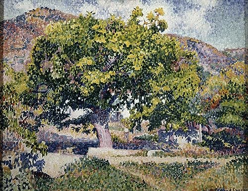 Toile Near My House Henri Edmond Cross pour décoration salon lumineuse