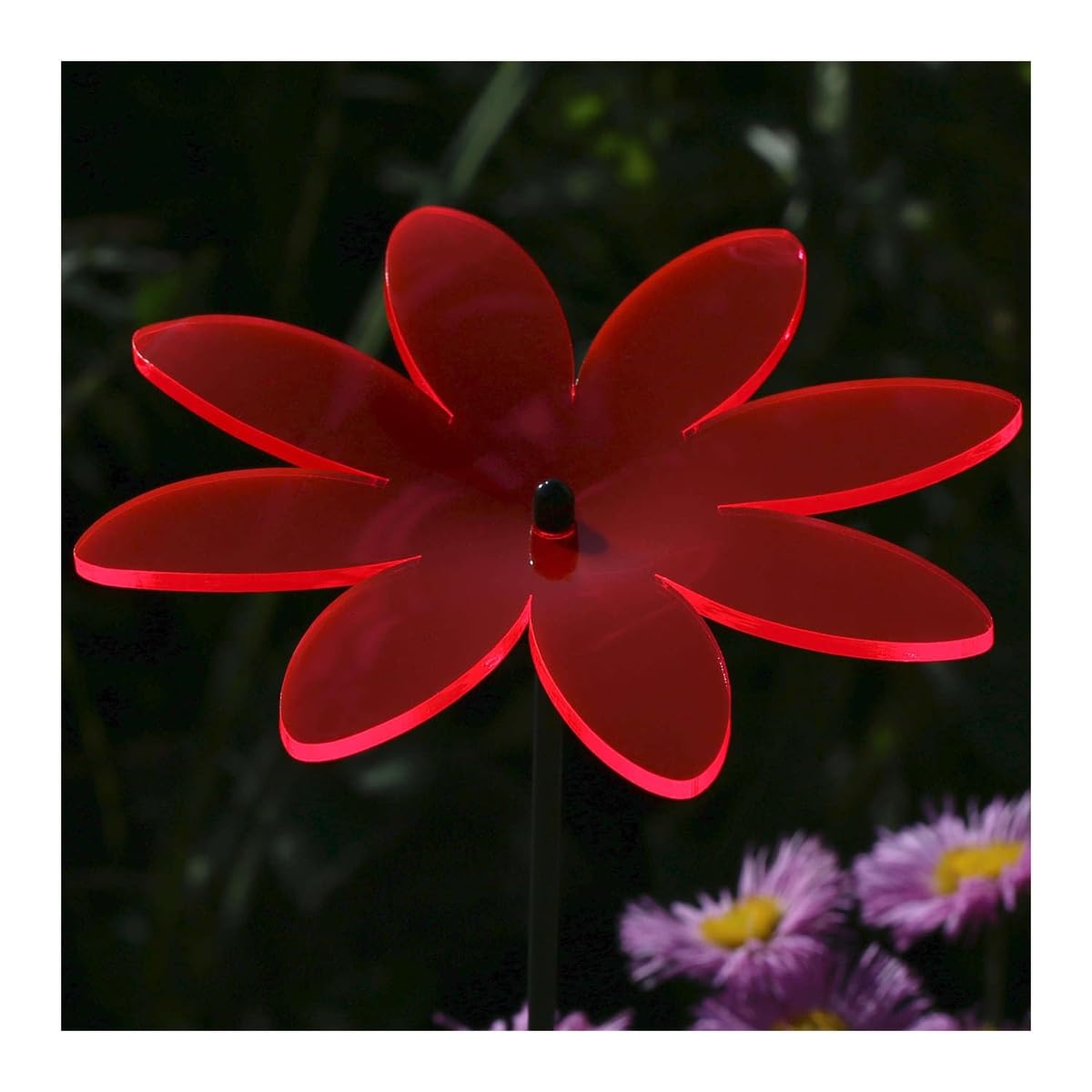 Acchiappasole Stella In Acrilico Fluorescente - 14 Cm, Colori Neon