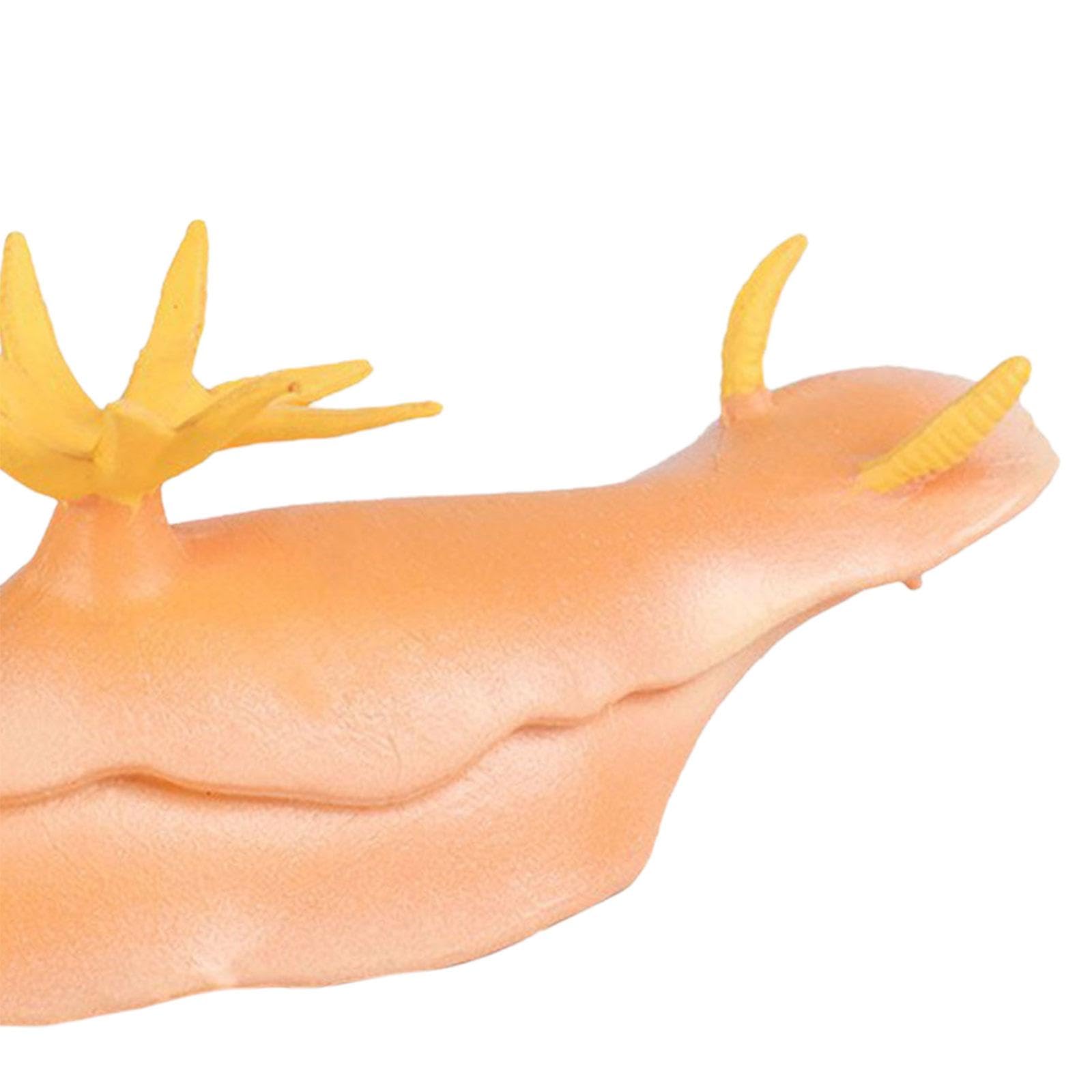 6X Figure di Animali Marini Giocattoli Bomboniere Mini Figurine Modello Figurine di Aplysia per Regalo da Collezione di Decorazioni da Tavolo per Sogg