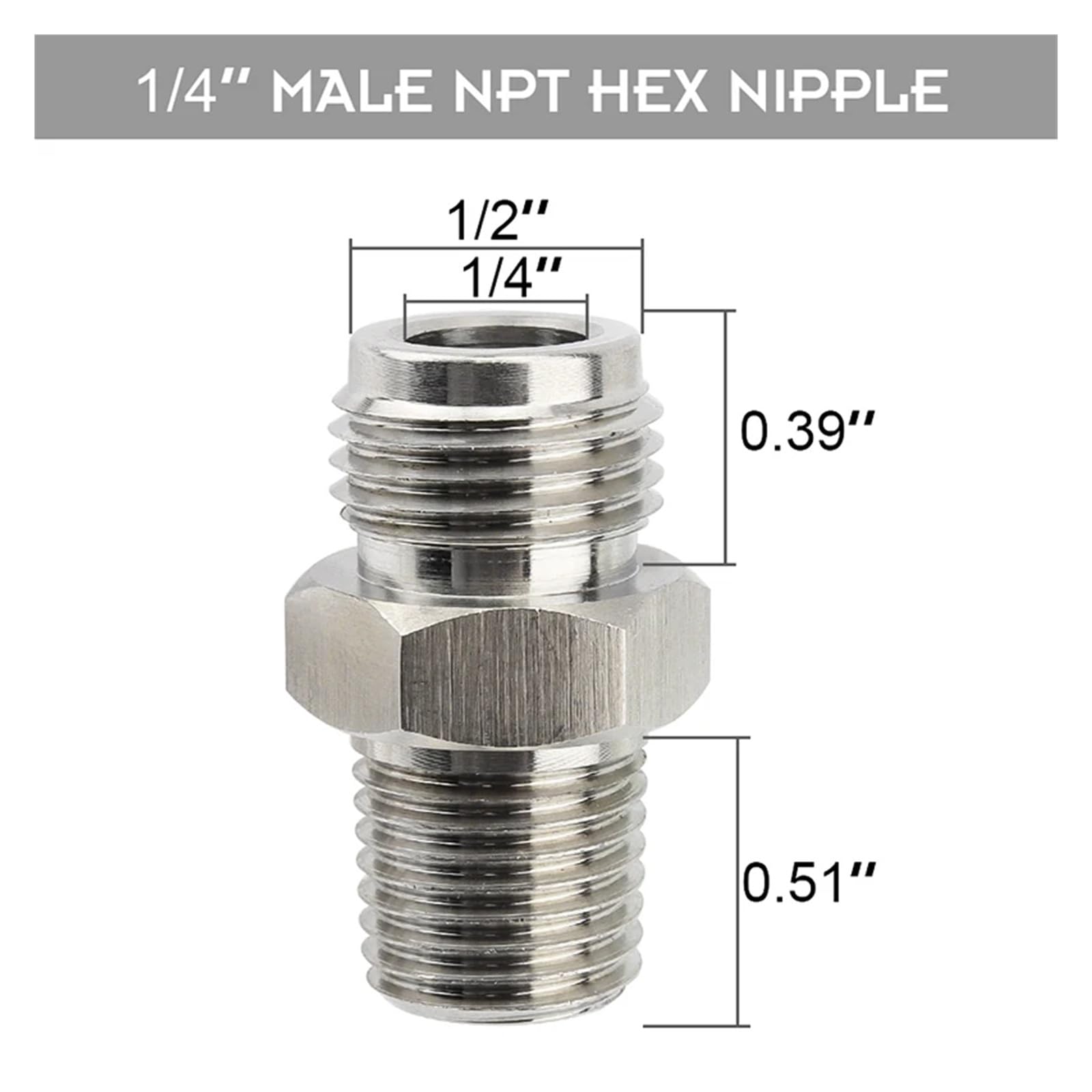Heimbrauen 19/32-18''UNF Kugelverschlusspfosten Gas/Flüssigkeit Corny Keg Adapter 1/4'' Außengewinde NPT Schottwand Bierspender Heimbrauen Karbonatisierungsfass Weinzubehör (Kugelverschlusspfosten)