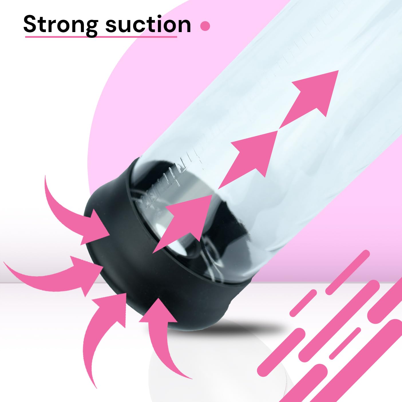 Bomba de pene eléctrica de 27 cm x 6 cm, masturbador masculino, ABS transparente, bombas para agrandar el pene con alta potencia de succión, bomba de pene para hombres, aspiradora de pene FOPS P09
