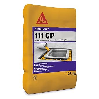 Sika SikaGrout 111 GP Cementitious Grout, 25 kg