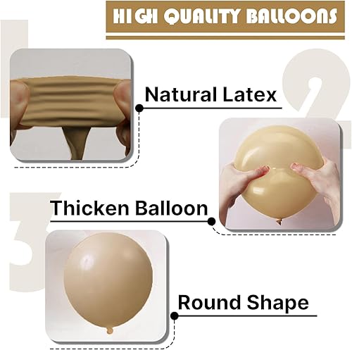 Vista 42 de PartyWoo Globos dorados metálicos, 50 globos metálicos dorados de 12 pulgadas, globos dorados para guirnalda de globos o arco de globos como