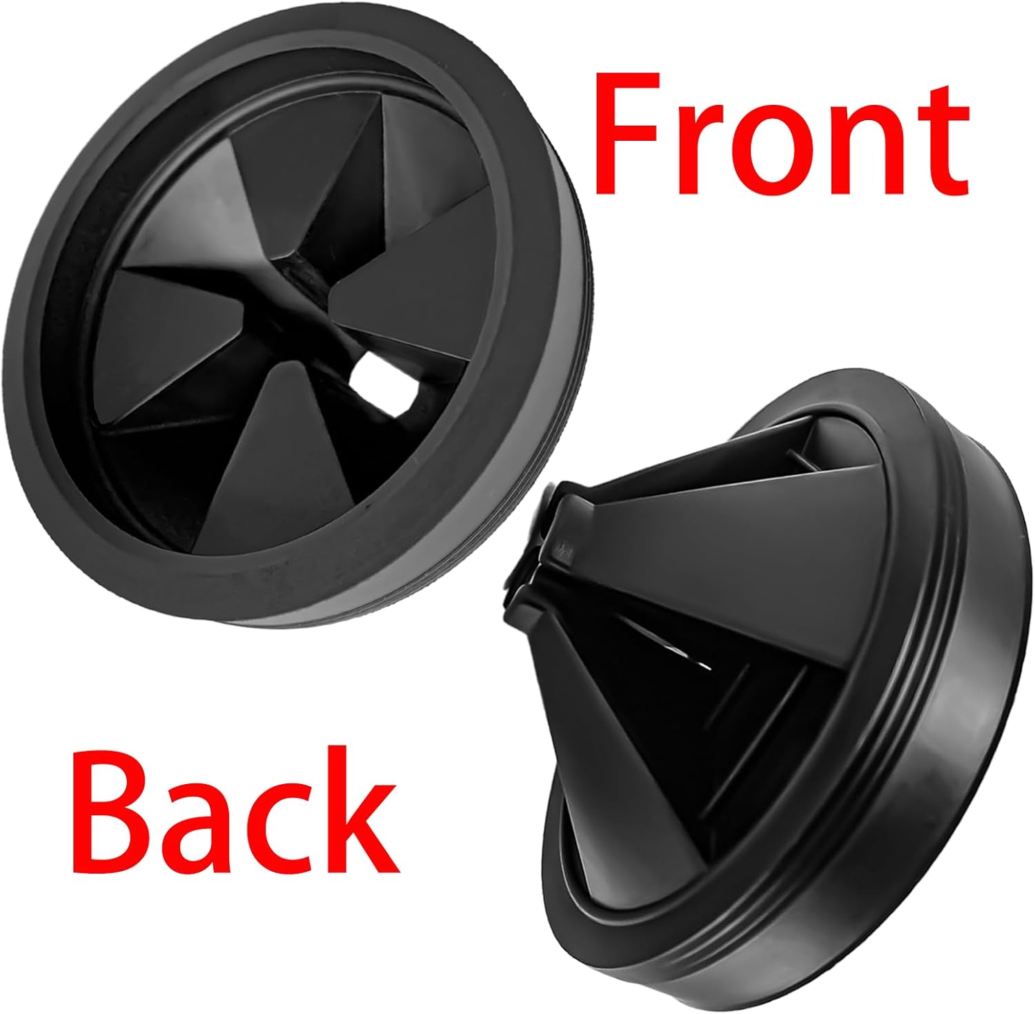 3 1/8 Inch Garbage Disposal Sink Baffle Splash Guard, Quiet Collar, Black Rubber, Perfect Fit for Insinkerator, Moen, Waste King, GE Disposer