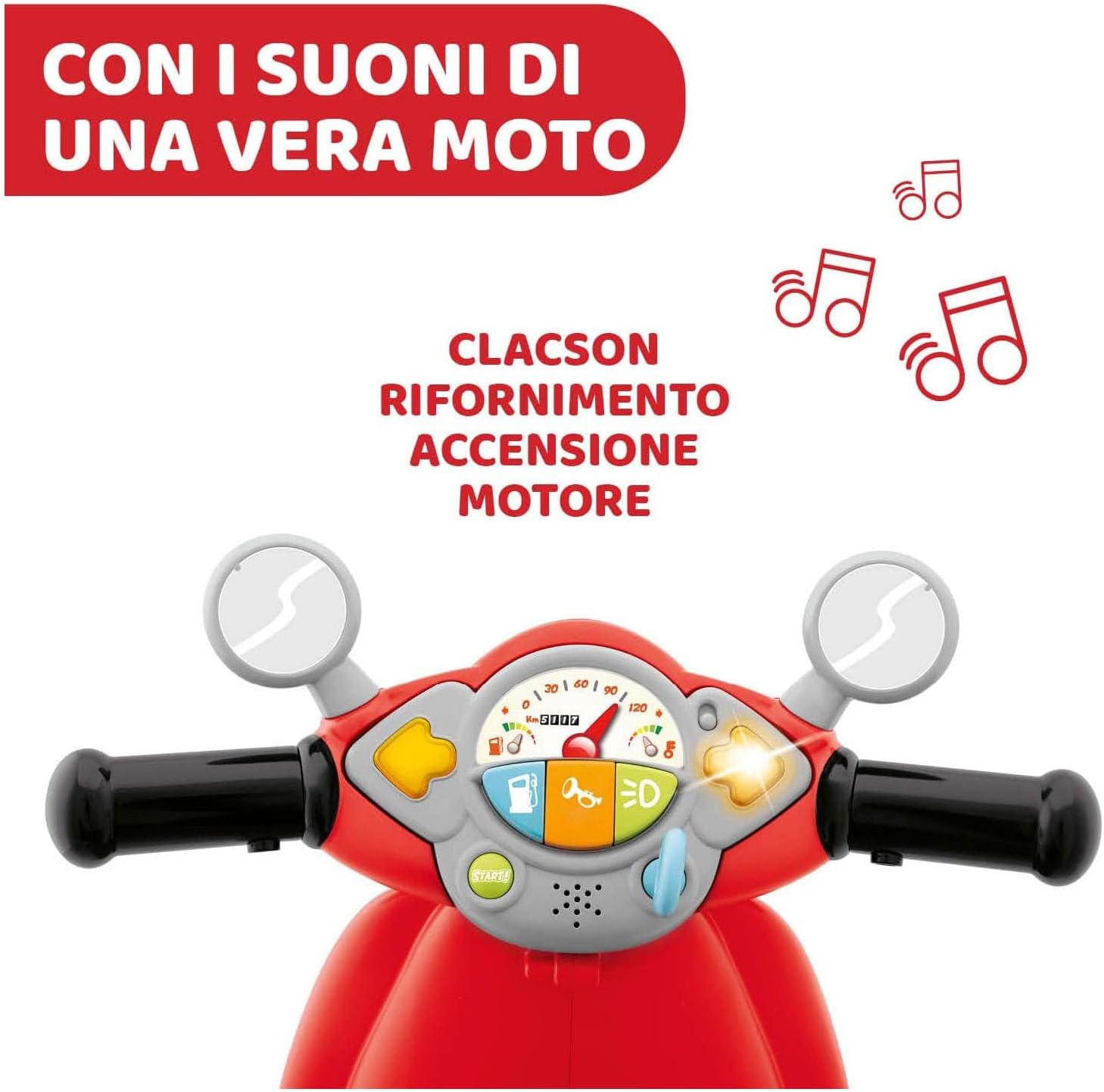 chicco 00009519000000 Non-Slip Small Vespa, Multicoloured