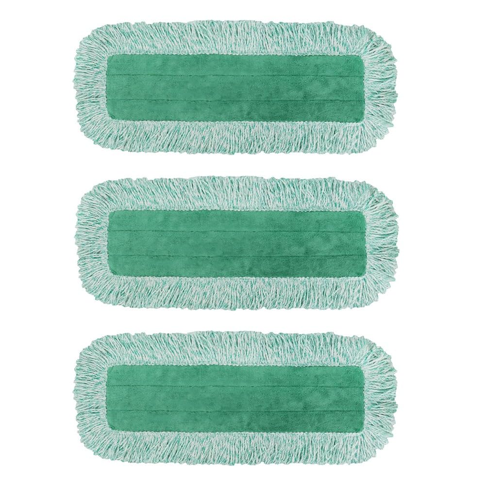 IJSDNVJNDX Microfiber Mop Replacement for Commercial Microfiber Dust Mop Cloth for Any Microfiber Flat Mop System