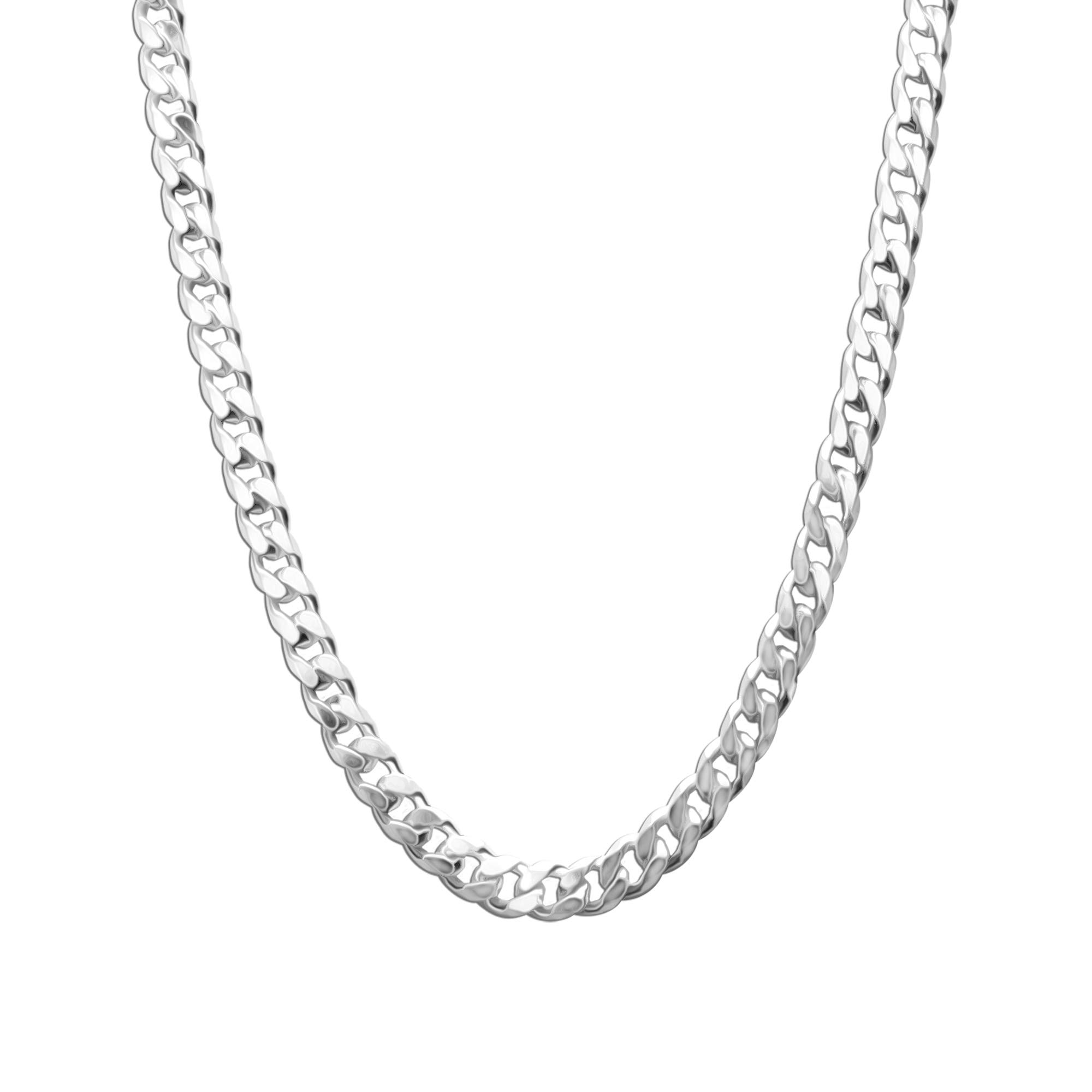 Amazon Brand - Nora Nico 925 Sterling Silver BIS Hallmarked 6.5 MM Italian Curb Link Chain Necklace For Men 24 Inches (B0CKL3D34X) Amazon Price History, Amazon Price Tracker