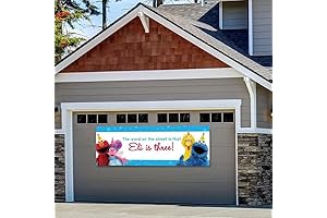 Party City Custom Sesame Street Birthday Horizontal Banner