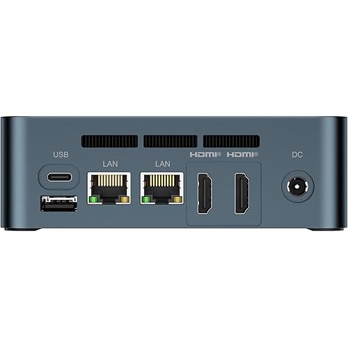 Dual Lan TRIGKEY G5 Pro Mini PC Desktop 12th Gen Intel N100(4Core, Up to 3.4GHz)16G DDR4 500G PCIE1 SSD Dual Ethernet Mini Computer, Support Micro Computer W10 Pro/WiFi 6/BT5.2/Dual HDMI/Triple Output