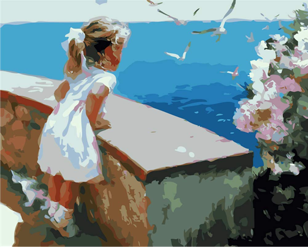 YEESAM ART Dipingi Con I Numeri 40x50cm | Quadro Frutta Su Tela Con Telaio | Kit Per Adulti E Bambini