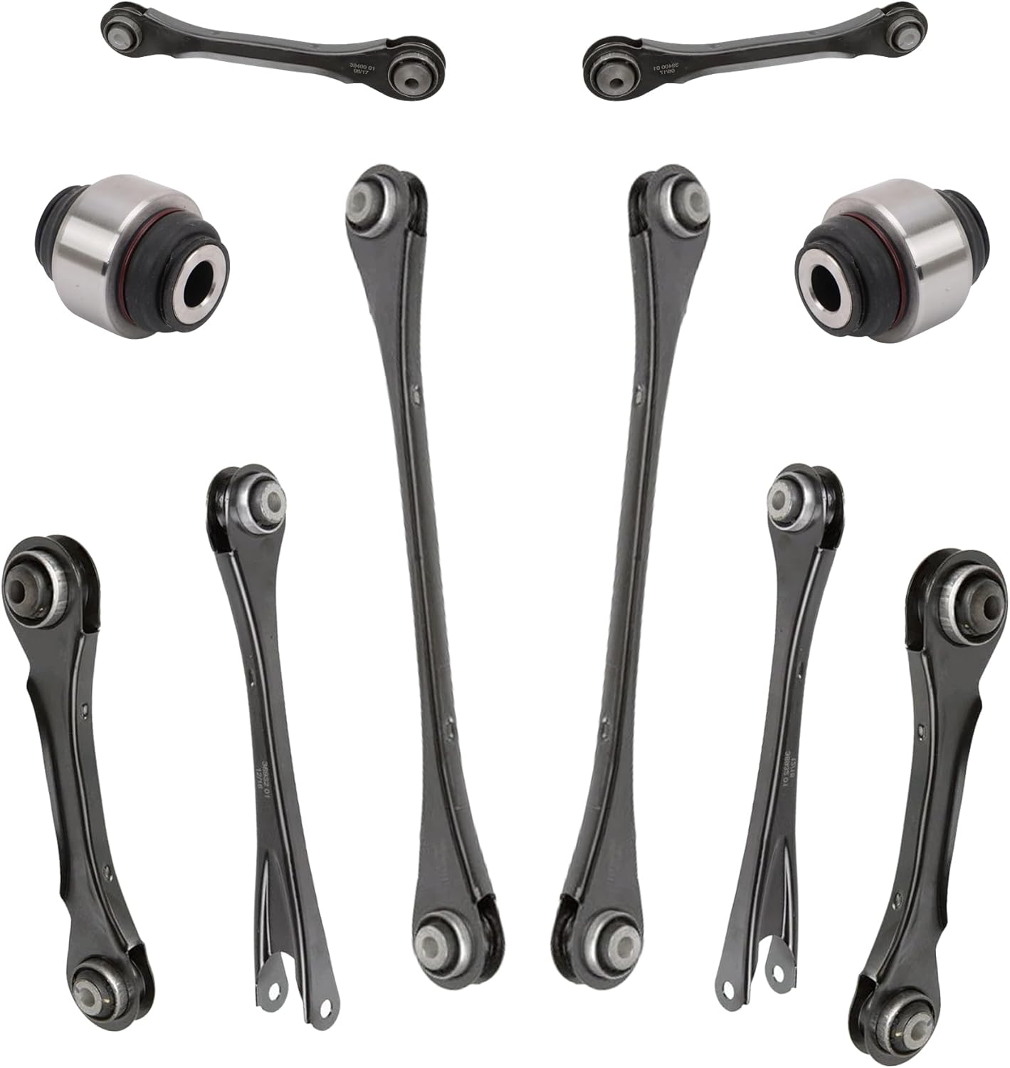 10Pcs Rear Control Arm Compatible With BMW F22 F23 F30 F31 F32 228i 230i 320i 328d 328i 330i 330e 335i 340i 428i 430i 435i 440i M240i xDrive Suspension Kit with Ball Joints