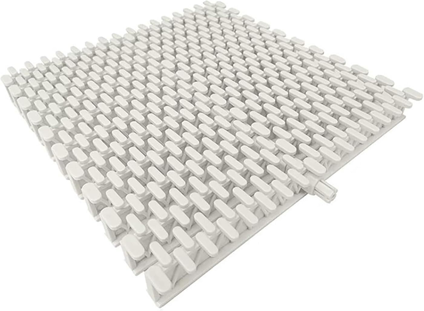 GLDYTVF 8 PCS Modular Plastic Pool Grate for Above-Ground Pools, Walkways, Balconies & Showers - 25cm Drain Cover for Enhanced Safety & Maximum Drainage Efficiency