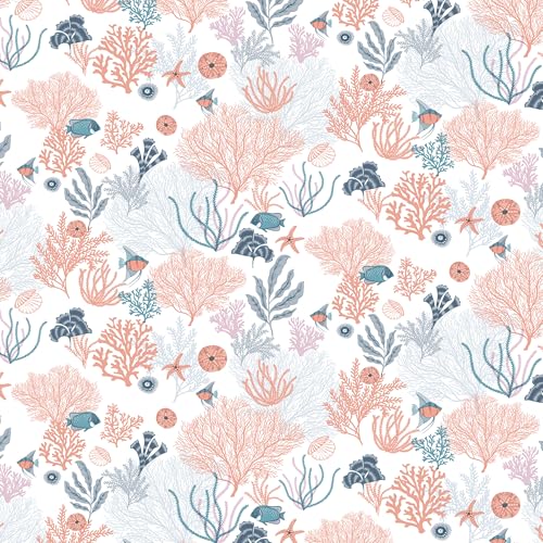 Nappe en toile cirée imperméable Reef Rouge anti-tache protectrice de table