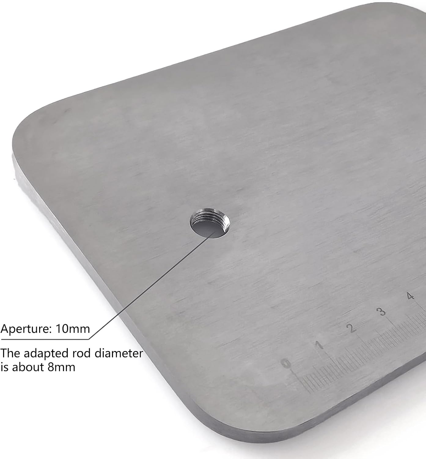 Heavy Type Fly Tying Tool Base with Measurement Scale Anglers Fishing Equipment for Secure Rod Attachments Portables Fly Tying Station Base