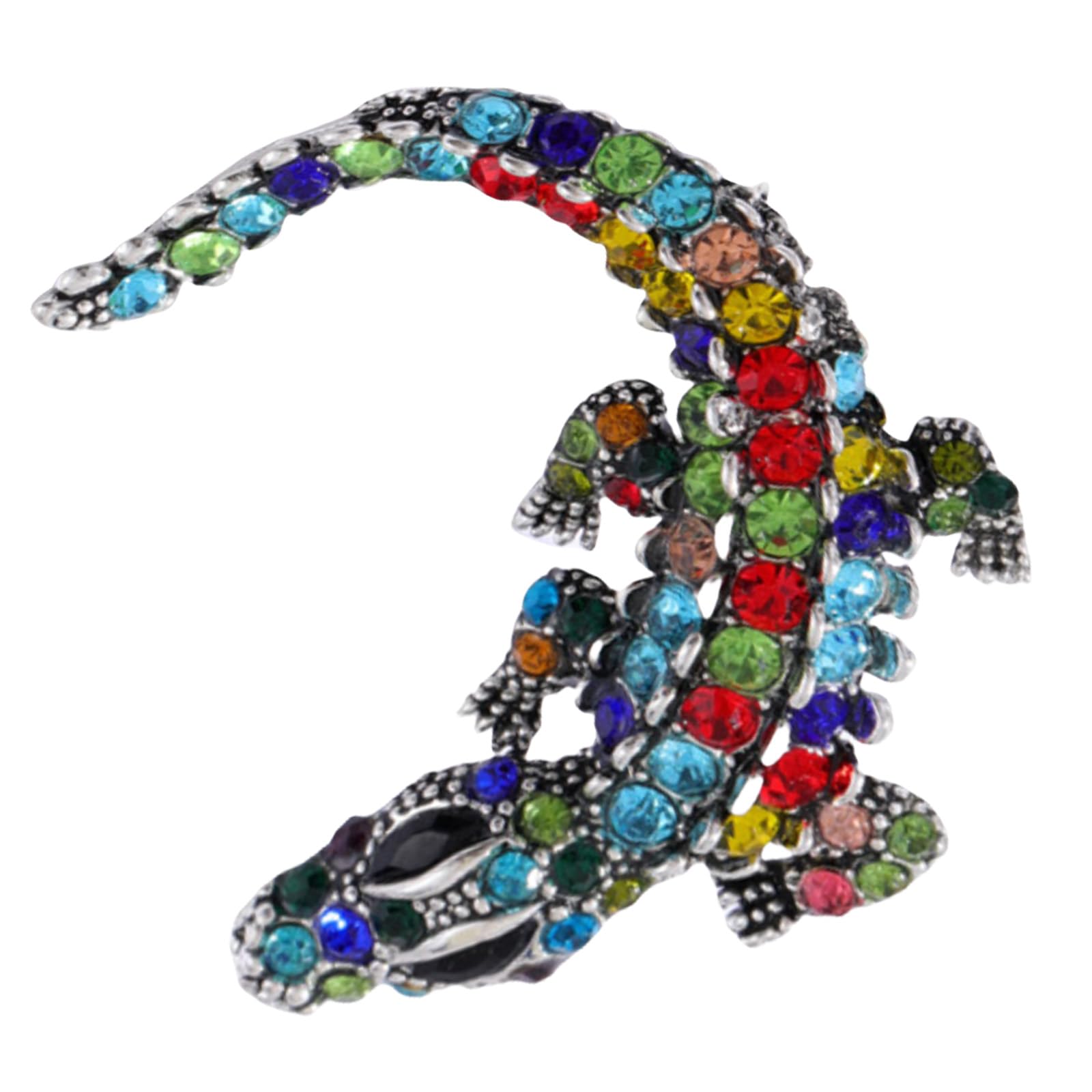 FAIRYGATE Rhinestone Brooch Clothing Jewellery Accessories Fashion Elegant Shiny Crystal Teardrop Brooches Wreath Pendent Lapel Pin，B36 — view 10