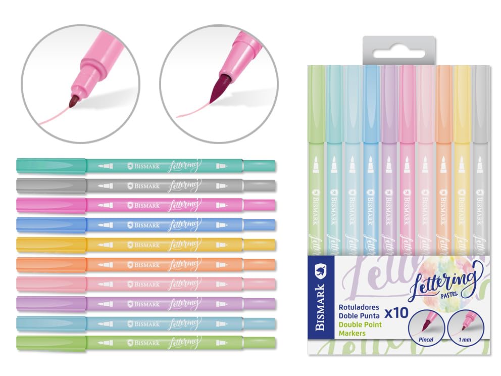 CAJA DISCOVER BOX SET LETTERING PAPELERIA PASTEL Bismark