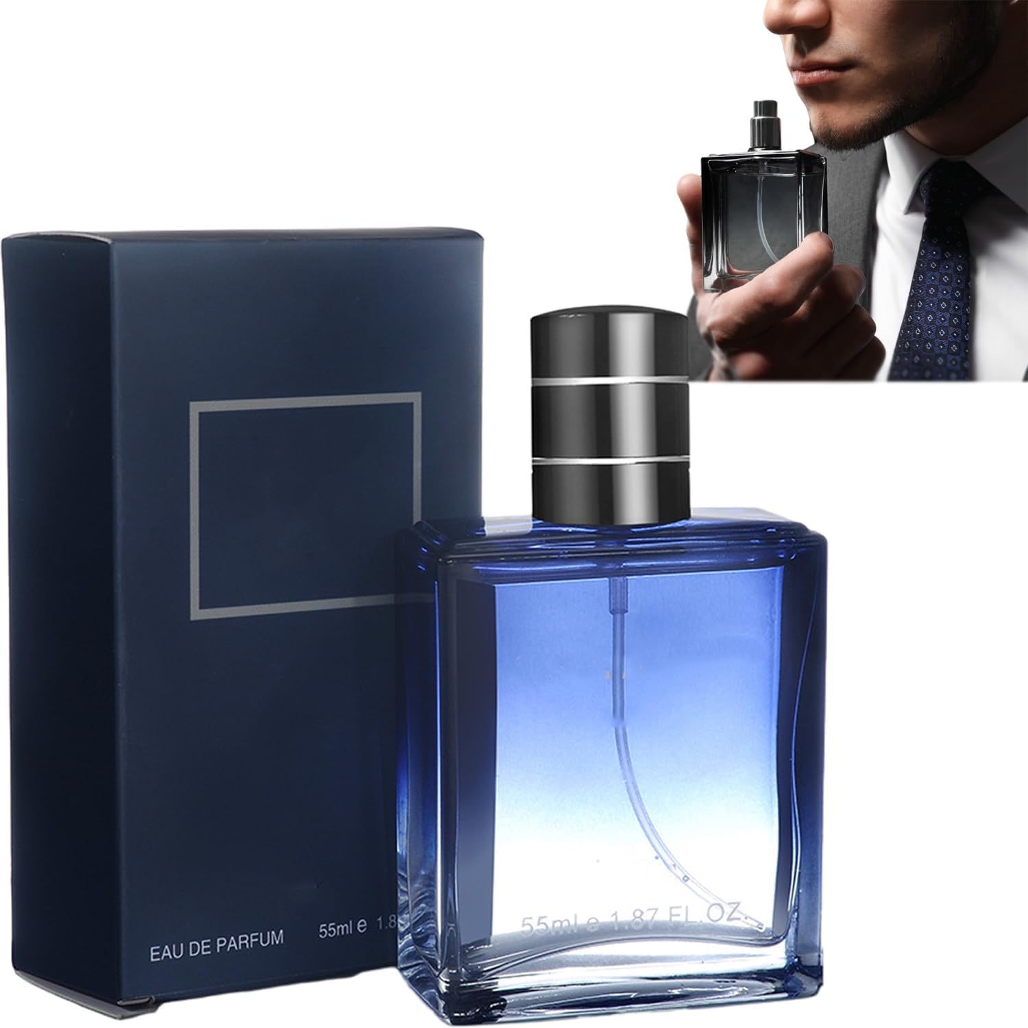 VYG Cologne, VYG Charm Fragrance,VYG Date Edition Perfume,Pheromone Men Perfume, Light Fragrance, Pheromone Cologne,Fragrances Cologne,Cologne for Men (Blue)