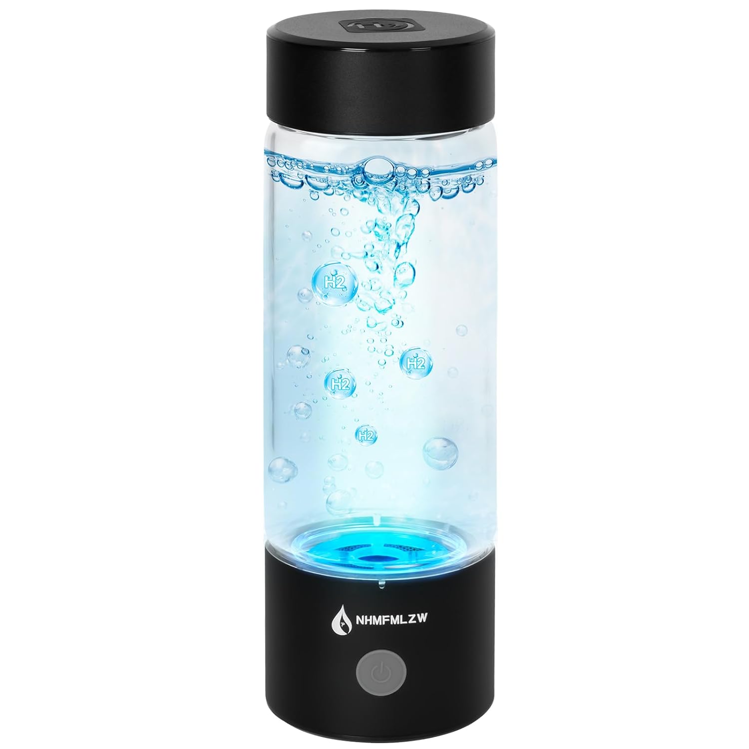 Hydrogen Water Bottle Generator, 2025 Improve Transportable 460ml Hydrogen Water Ionizer, 3 Min 2200PPB Rechargeable Hydrogen Water Bottle with SPE PEM Know-how, Present for Mates/Girls/Males/Mother/Father