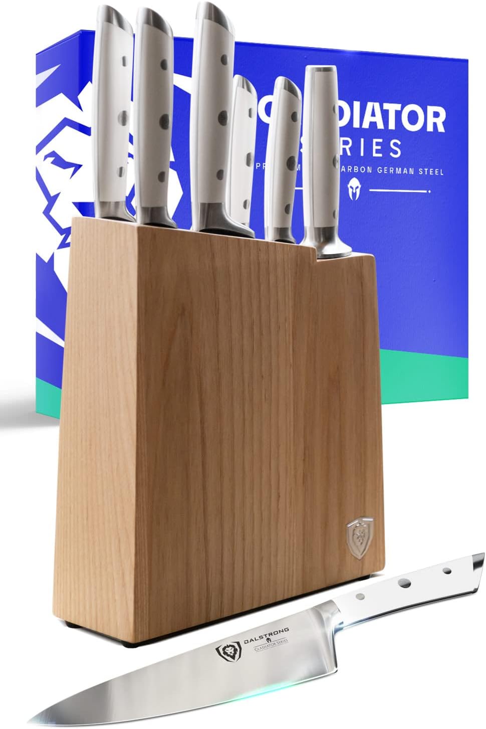 Dalstrong Knife Set Block 8 Piece Gladiator Series