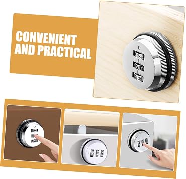 3 Digit Cabinet Password Lock for Drawer and Cupboard Security