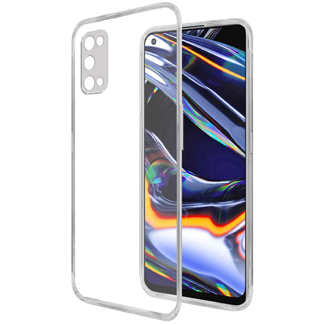 Amazon Brand - Solimo Mobile Cover for Realme 7 Pro (Soft & Shockproof Back Case with inbuilt Cushioned Edges), Transparent (B08L3RDHMB) Amazon Price History, Amazon Price Tracker
