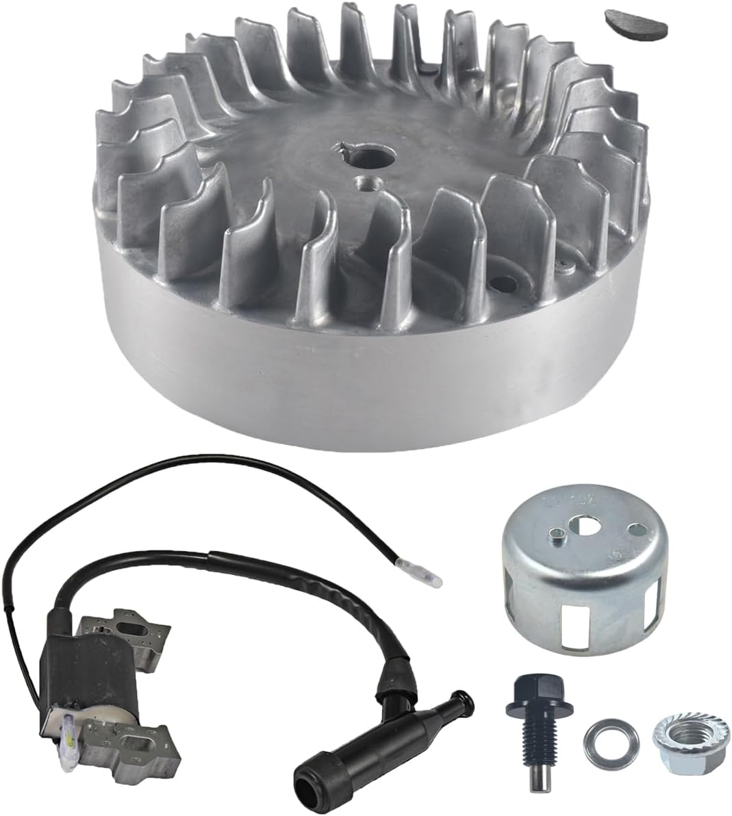 Aluminum Flywheel 10krpm With No Rev Limit Ignition Coil For Predator 212cc Hemi Only Engine Mini Bike Go Kart