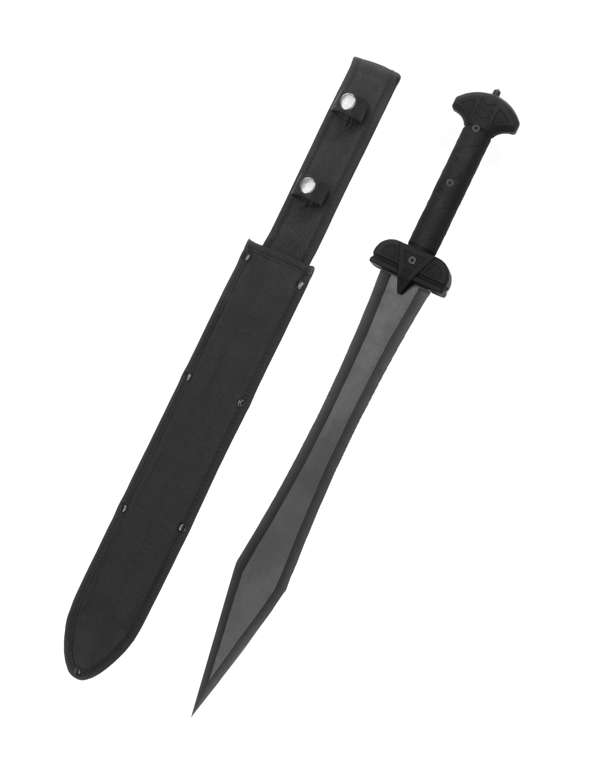 Machete scharf echt Gladius Schwert mit Scheide scharf echt zum Training Metall Stahl Nur für Erwachsene 61 cm - 18 Jahre erforderlich SW-1277
