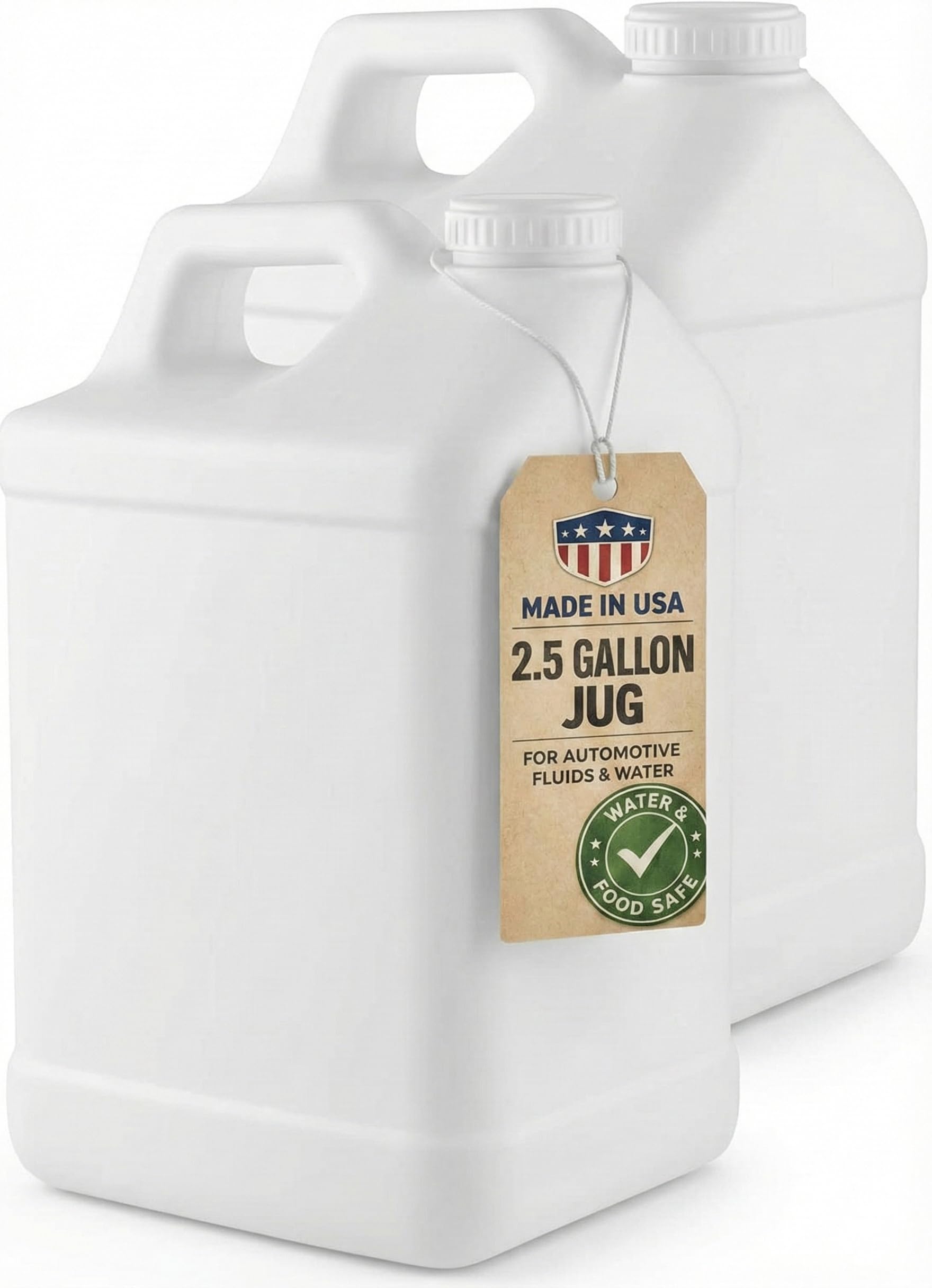 kitchentoolz 2.5 Gallon Jug with Lid (2-Pack)