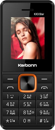 Karbonn KX3 Star | 4.5cm (1.8) | 1000mAh | Music Player | Dual SIM | Wireless FM Recorder | Video Recorder | Mobile Tracke...