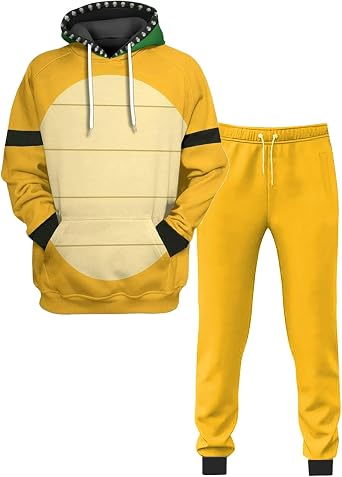 Peach Bow Printed Hooded Sweatshirt Unisex Cosplay Costume