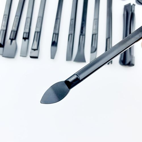 Miniatura 6 de Juego de herramientas de apertura de plástico antiestático de 15 piezas, adecuado para cualquier pantalla táctil o estuche, raspador de limpieza,