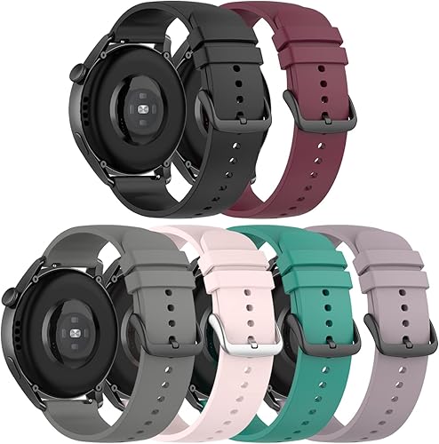 E ECSEM Correas compatibles con Michael Kors Gen 6 - Correa de reloj con pantalla táctil, banda de goma suave, ajuste rápido, para Michael Kors Gen