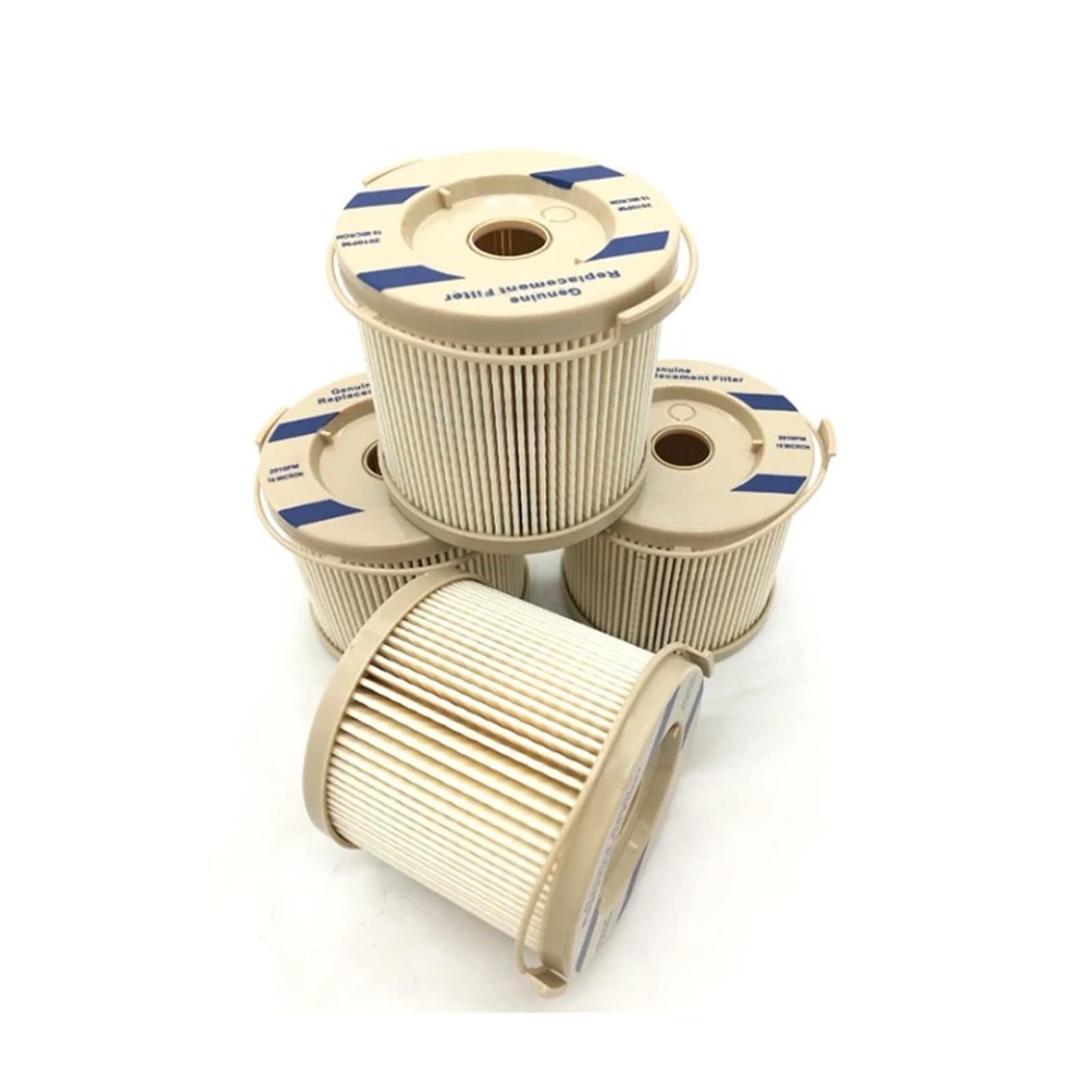 PHNOITPQ 4 PCS 2010SM 2010TM 2010PM Filter Element Suitable for 500FG 500FH Engine Oil Water Separator(2010TM)