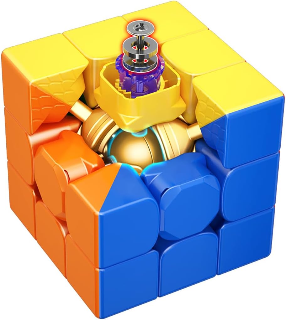 Willking Moyu Super RS3M 2022 3x3 Ball-Core Positioning Magnetic Speed Cube MFJS RS3 M MagLev Professional 3x3 Stickerless Speed Cube (Super RS3M Ball-Core ver.)