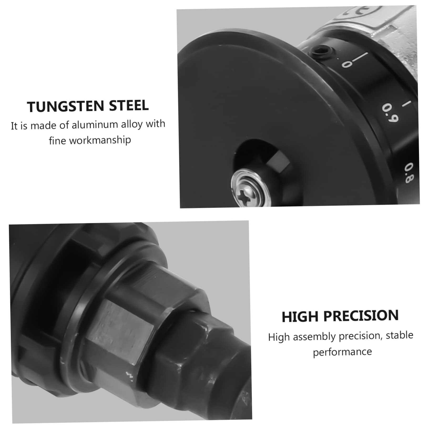 DOITOOL Mini Biseladora Neumática de Alto Rendimiento para Materiales Metálicos Profundidad Ajustable 0.1-0.9 Mm