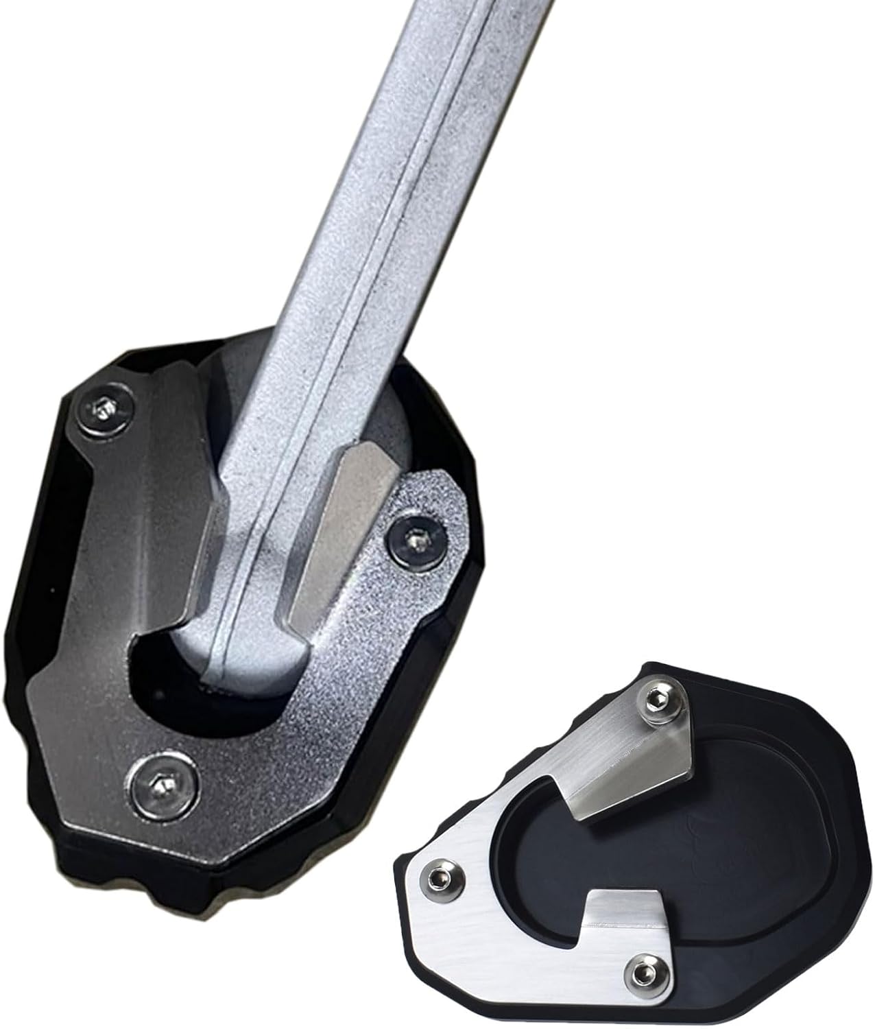 Motorcycle Bike Kickstand Extender Foot Side Stand Extension Pad Support Plate Anti-Skid Enlarged Base fit for T.riu&mph Tiger 900 Rally Pro 2021-2024