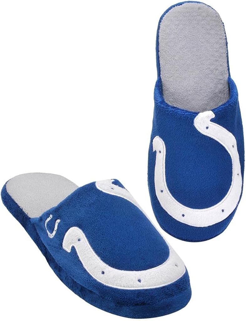 Indianapolis Colts Men's Slip On Slippers : Sports & Outdoors