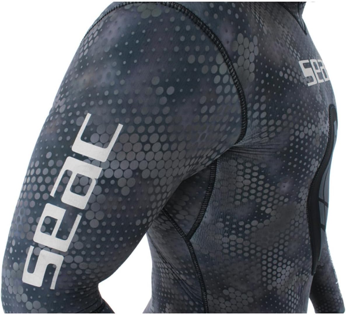 Seac Snake Man, Two-Piece Open-Cell Neoprene Wetsuit for Spearfishing and Freediving