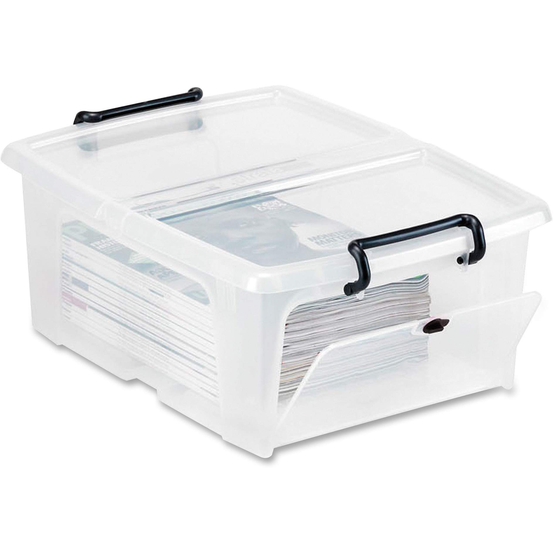 Strata HW695 Clip on Folding Lid Opens Smart Box - Clear