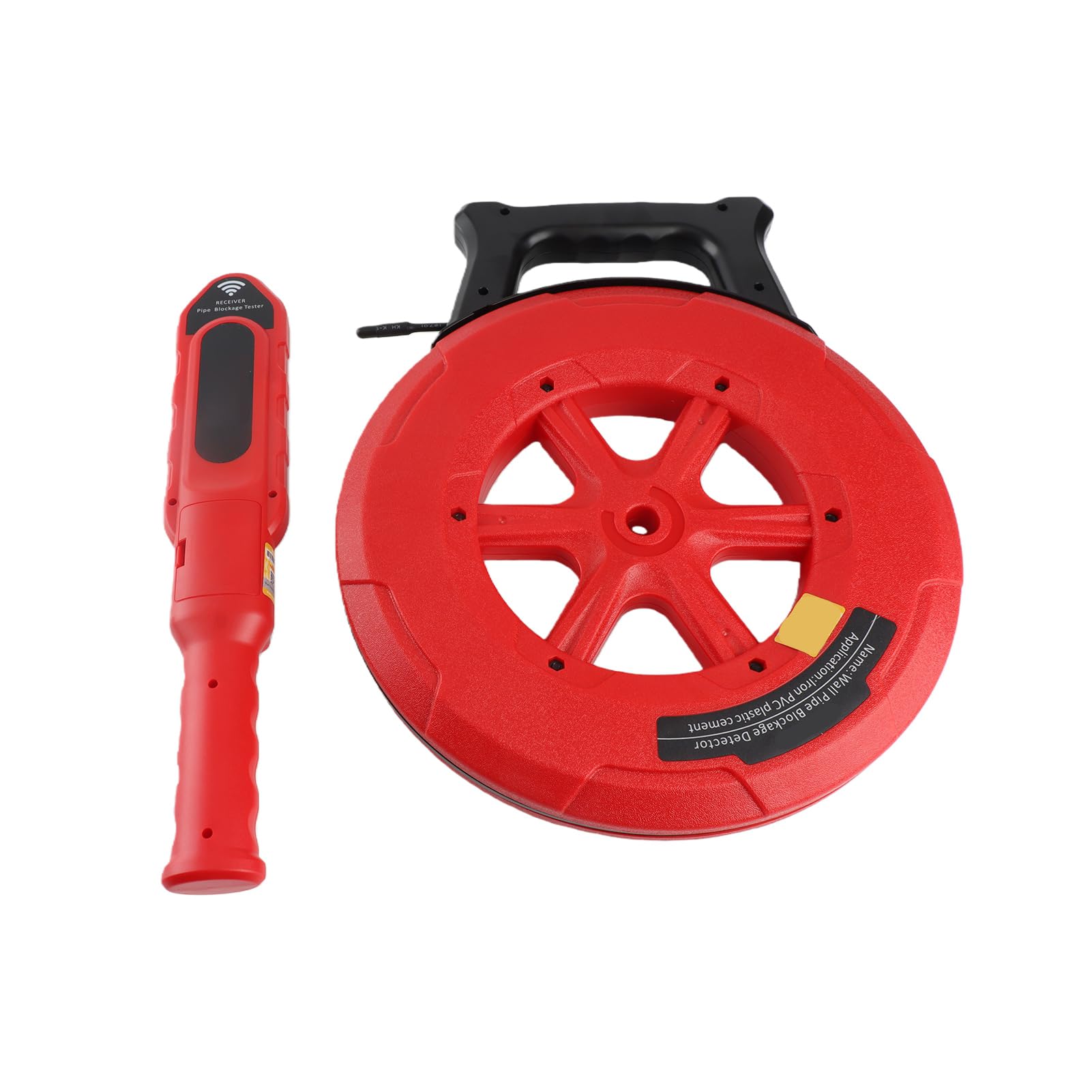 FTVOGUE Herramienta de Diagnóstico de Bloqueo de Tuberías, Escáner de Bloqueo de Tuberías Resistente Al Agua IP67, Sensibilidad Ajustable de 300 Hz, Alarma de Señal Fuerte para Fontaneros, (NF-5120)