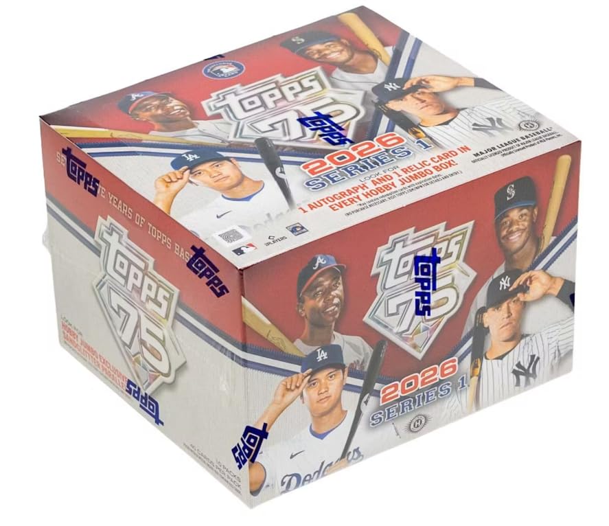 Amazon.com: 2026 Topps Series 1 Baseball Sealed 75th Anniversary