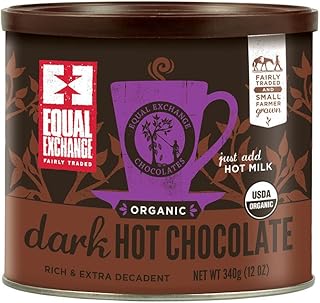 Equal Exchange Organic Dark Hot Chocolate, 12 Ounce