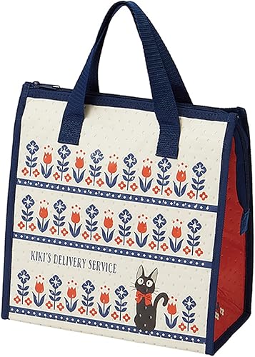 Skater Kiki's Delivery Service Thermal Insulated Lunch Bag with Zip Closure - Modern