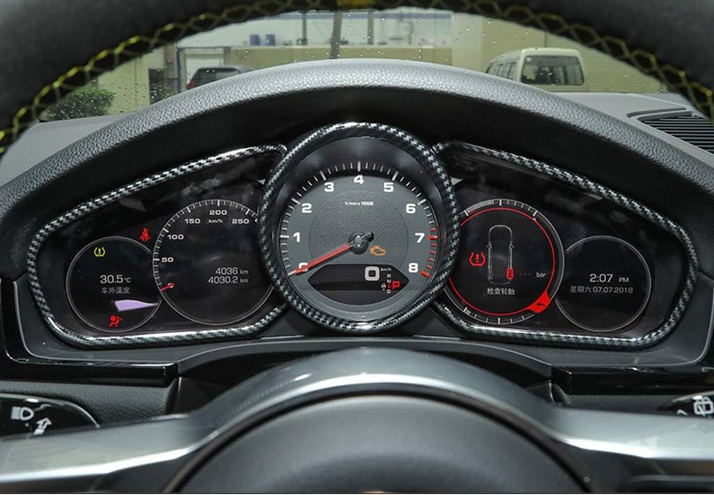 New Protective Guage Trims Compatible with Porsche Cayenne 2018-2020 (Carbon Look)