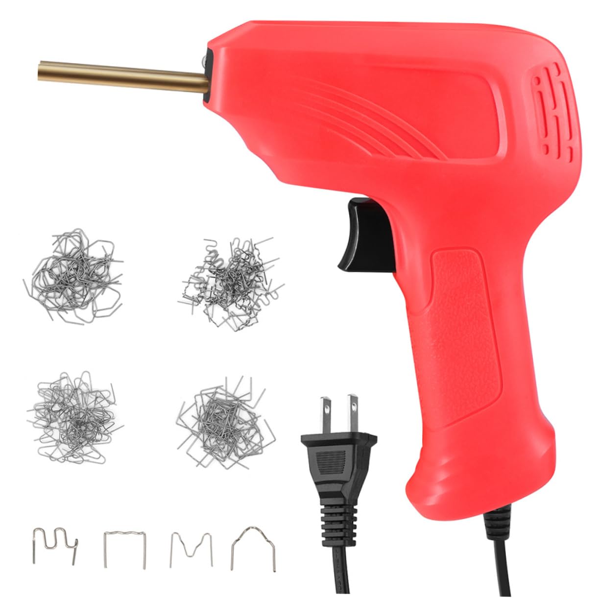 NULYLU Plastic Welder Kit 110v 200 Welding Nails Easy to Use Car Bumper Welding Machine for Auto Repair